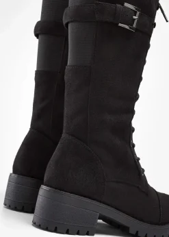bonprix Stiefel^Schnürstiefel schwarz