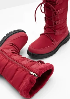 bonprix Schuhe & Accessoires In Spezialgrößen·Schuhe In Übergröße|Stiefel^Schnürstiefel dunkelrot