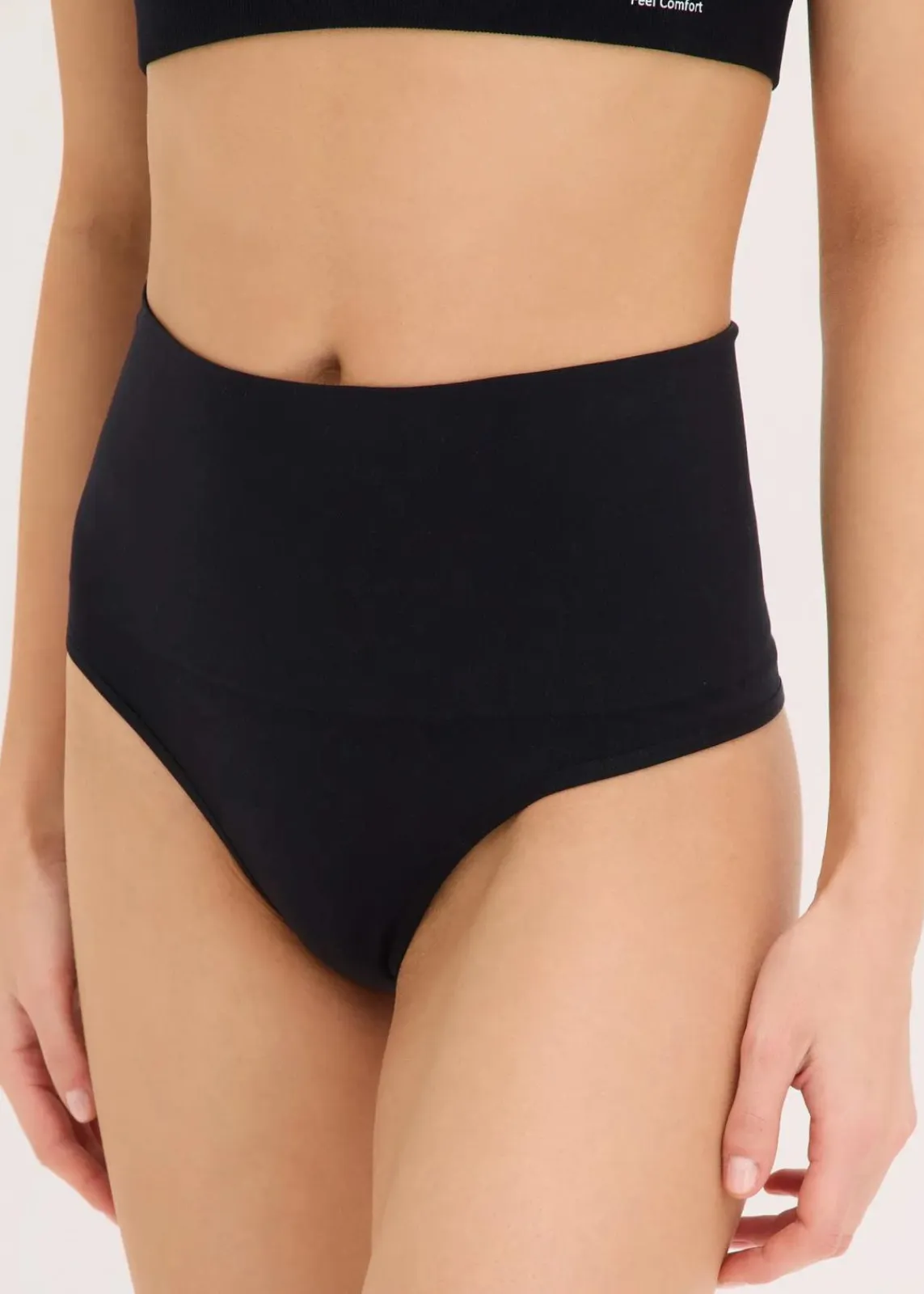 bonprix Nachhaltigere Materialien|Seamless^Seamless Light Shape-String (2er Pack) 2x schwarz