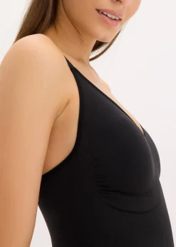 bonprix Wäsche·Bodies|Wäsche·Shapewear^Seamless Medium Shape Body schwarz