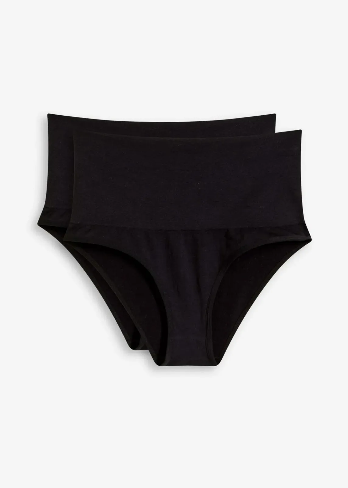 bonprix Wäsche·Shapewear|Wäsche·Höschen^Seamless Medium Shape-Slip (2er Pack) 2x schwarz