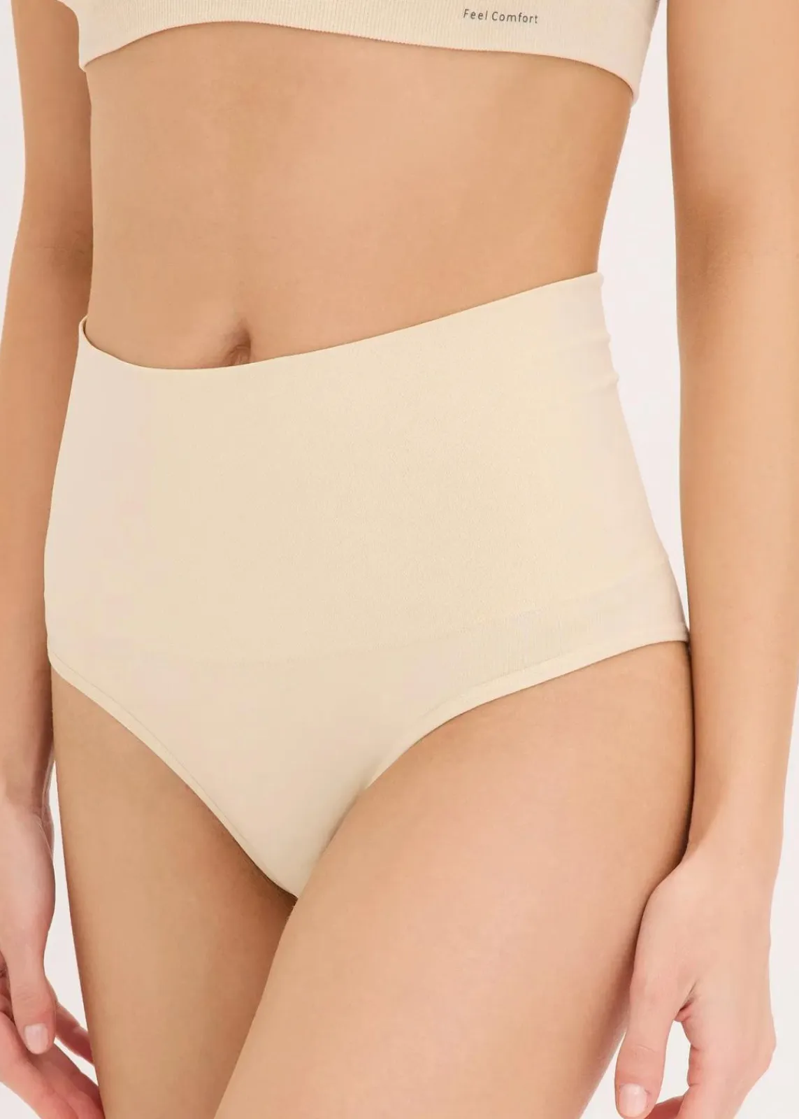 bonprix Nachhaltigere Materialien|Nachhaltigere Materialien^Seamless Medium Shape-Slip (2er Pack) 2x sandbeige