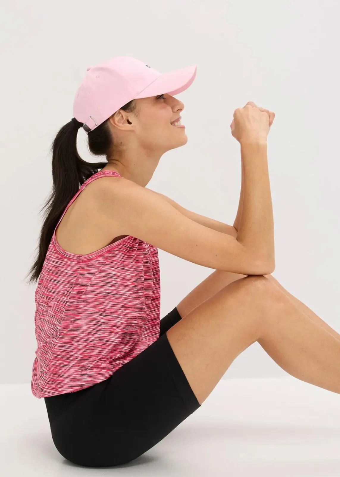 bonprix Wäsche·Radler & Oberschenkelschutz|Bekleidung·Sweat^Seamless Shape-Radler Scrunch schwarz