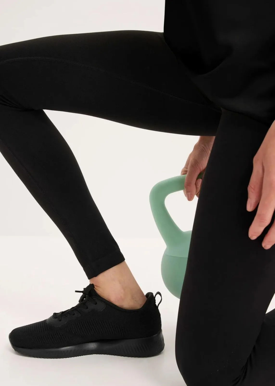 bonprix Hosen|Sportbekleidung^Seamless Sport-Leggings Scrunch schwarz