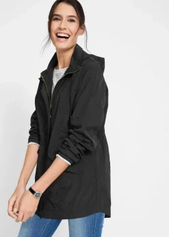 bonprix Jacken & Mäntel^sehr leichte Übergangsjacke schwarz