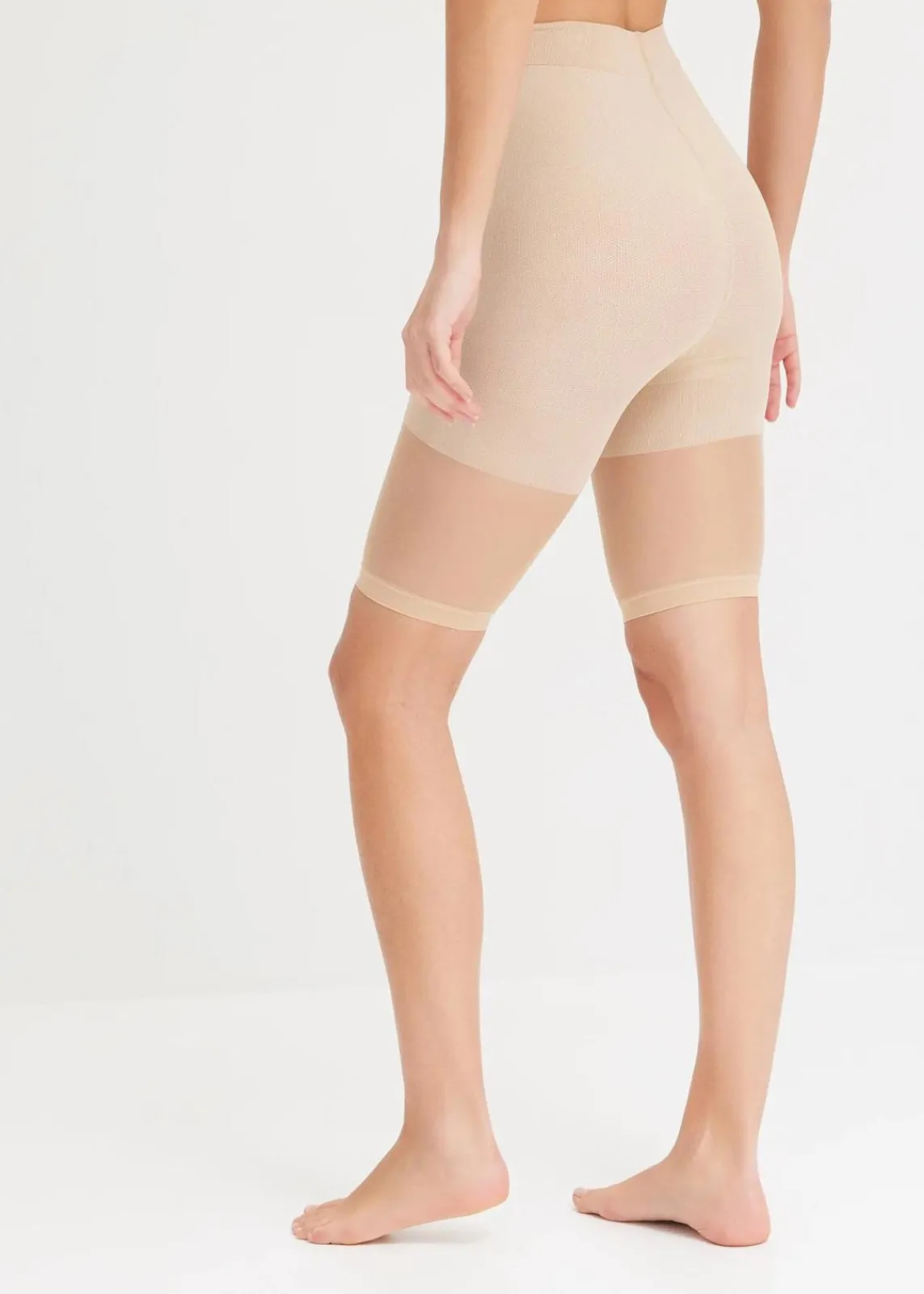 bonprix Bekleidung·Kleider|Hosen^Shape Anti-Scheuer Radler 30 DEN hellbeige