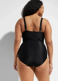 bonprix Nachhaltigere Materialien|Bademode·Badeanzüge^Shape Badeanzug leichte Formkraft schwarz