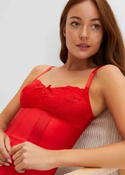 bonprix Wäsche·Shapewear|Wäsche·Bodies^Shape Body mit mittlerer Formkraft tiefrot