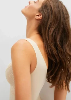 bonprix Wäsche·Bodies|Wäsche·Shapewear^Shape Body ohne Bügel mit mittlerer Formkraft puder