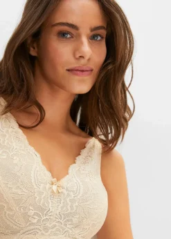 bonprix Wäsche·Bodies|Wäsche·Shapewear^Shape Body ohne Bügel mit mittlerer Formkraft puder