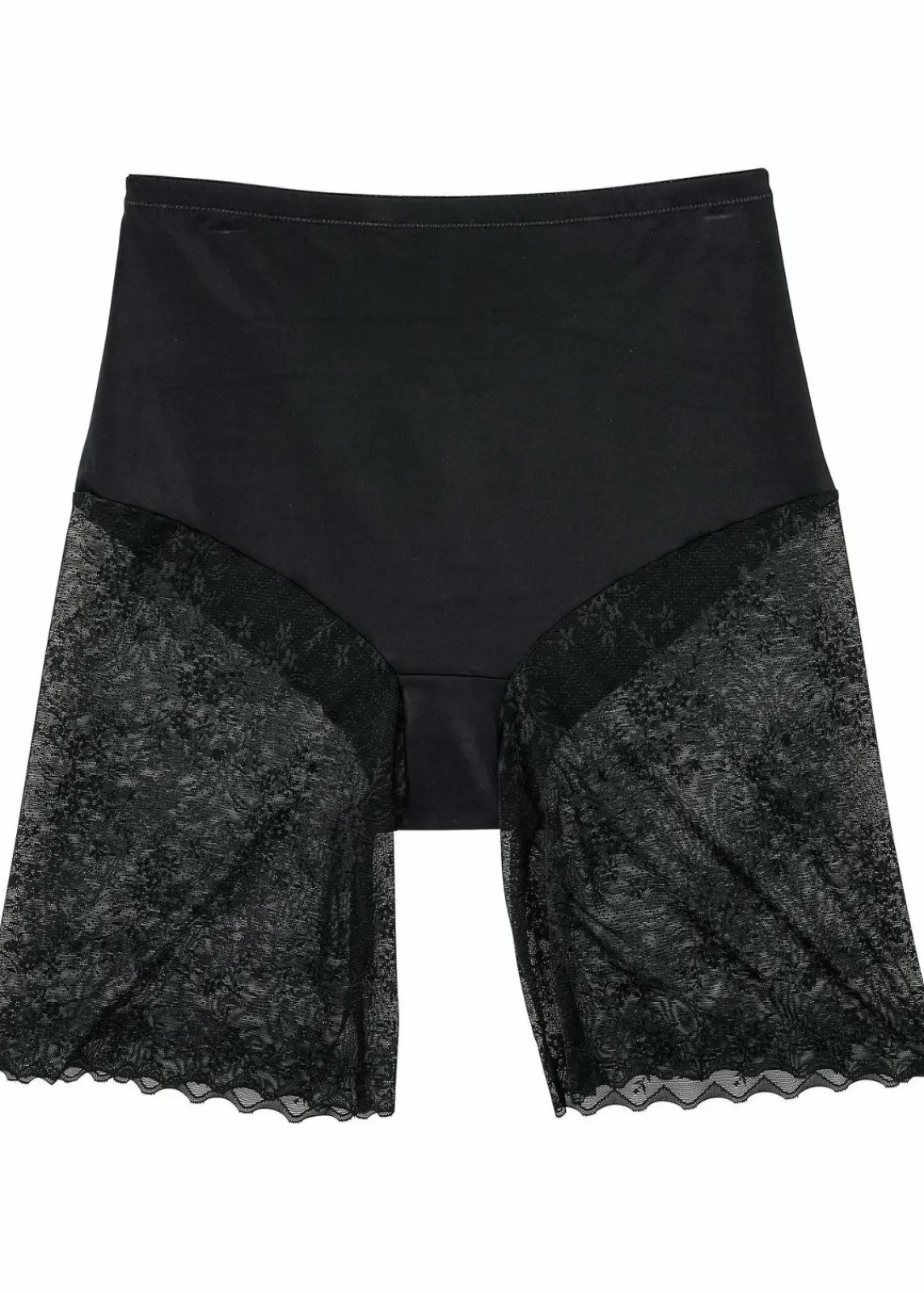 bonprix Wäsche·Radler & Oberschenkelschutz|Wäsche·Shapewear^Shape Hose mit Spitze und mittlerer Formkraft schwarz