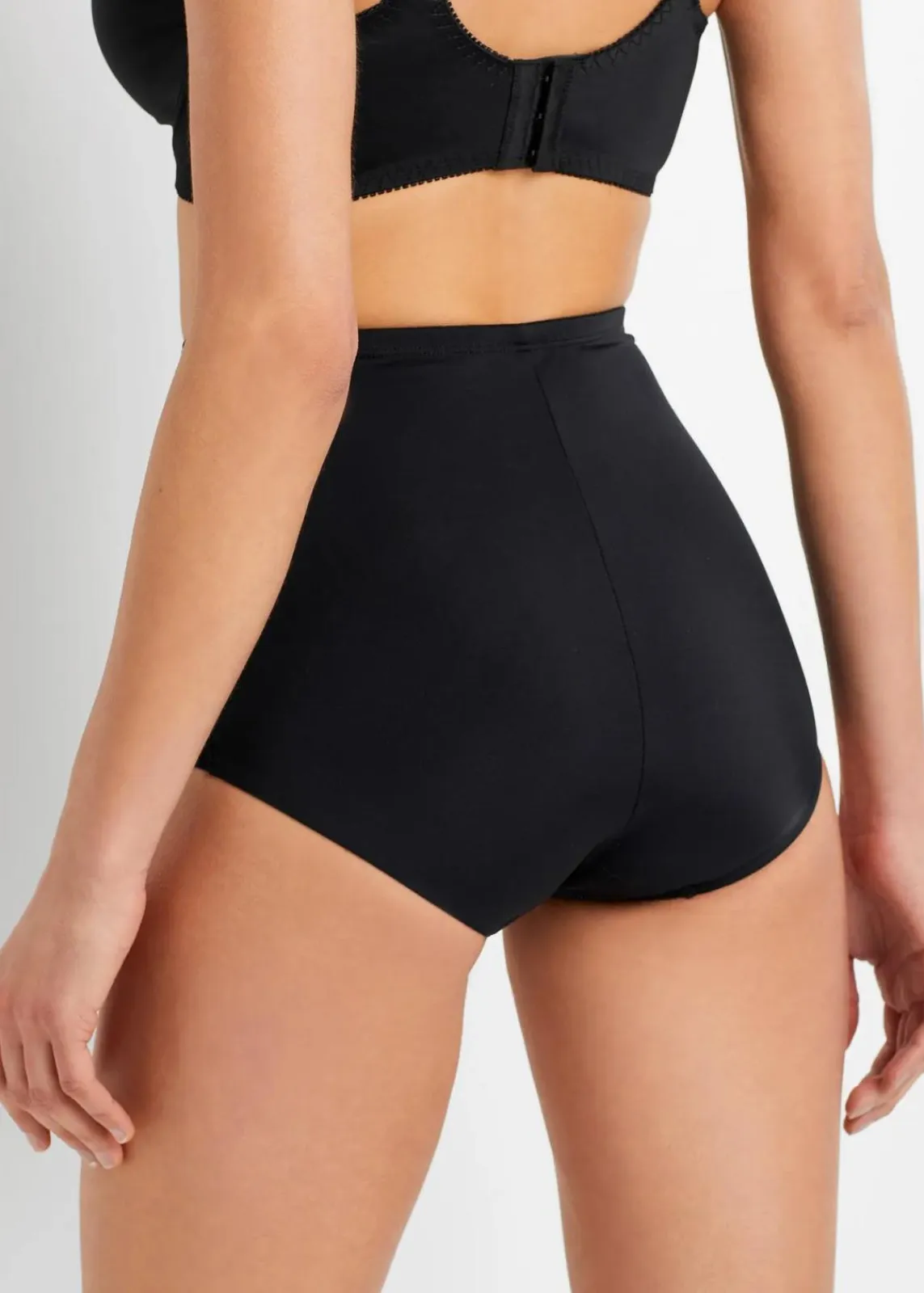 bonprix Wäsche·Basics|Wäsche·Shapewear^Shape Panty mit leichter Formkraft (2er Pack) schwarz + weiß