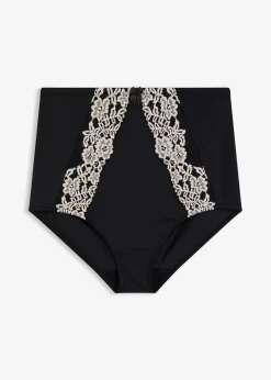 bonprix Wäsche·Shapewear|Wäsche·Höschen^Shape Panty mit leichter Formkraft schwarz/wollweiß