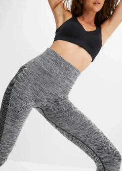 bonprix Wäsche·Shapewear|Wäsche·Socken & Strumpfhosen^Shape Seamless Leggings mit Bauchweg-Effekt mit starker Formkraft anthrazit meliert