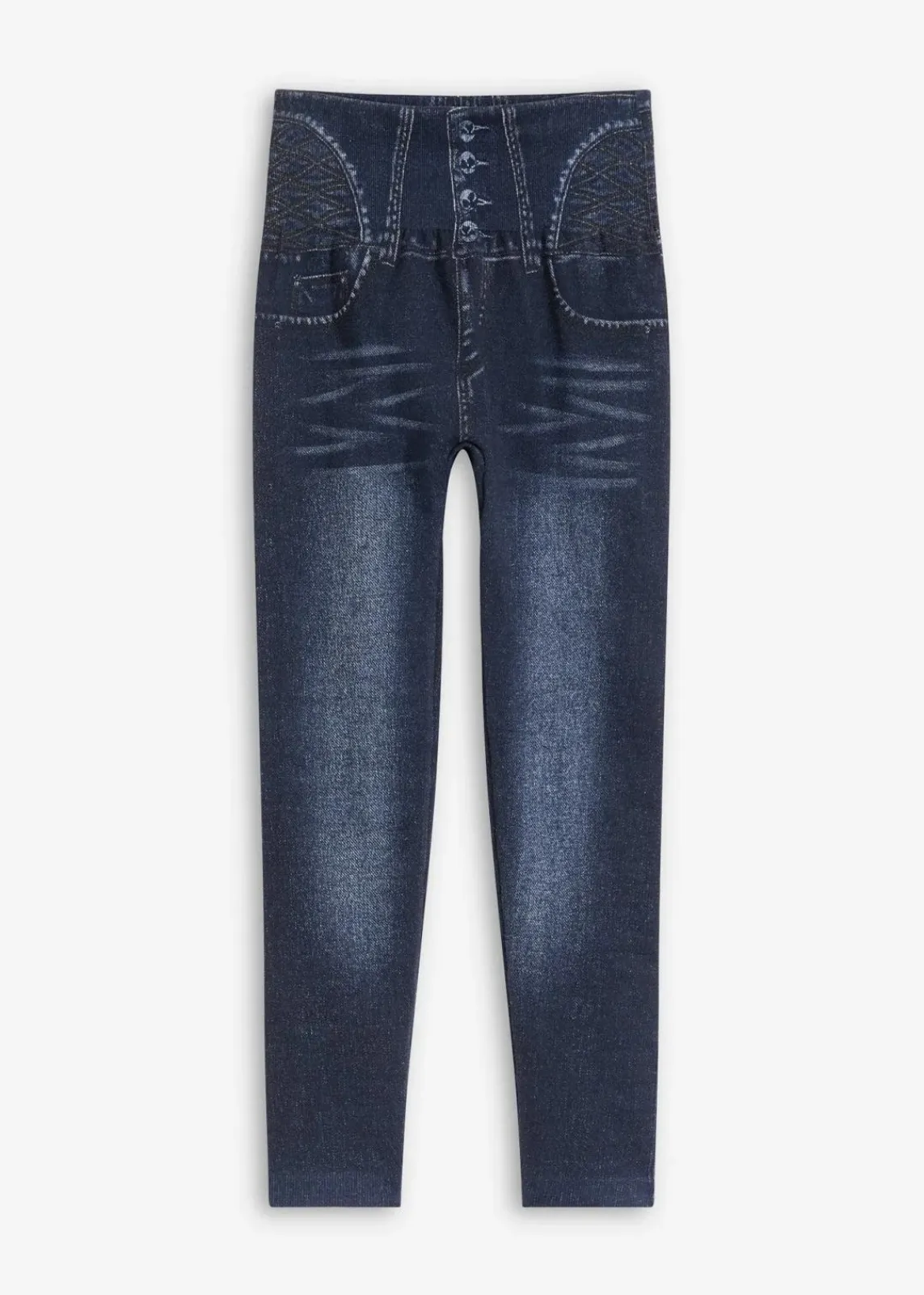 bonprix Hosen|Socken & Strumpfhosen^Shape Seamless Strumpfleggings Jeansoptik mit starker Formkraft blau jeansoptik