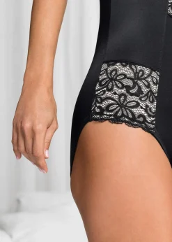 bonprix Wäsche·Dessous|Wäsche·Shapewear^Shape Slip mit starker Formkraft schwarz/puder