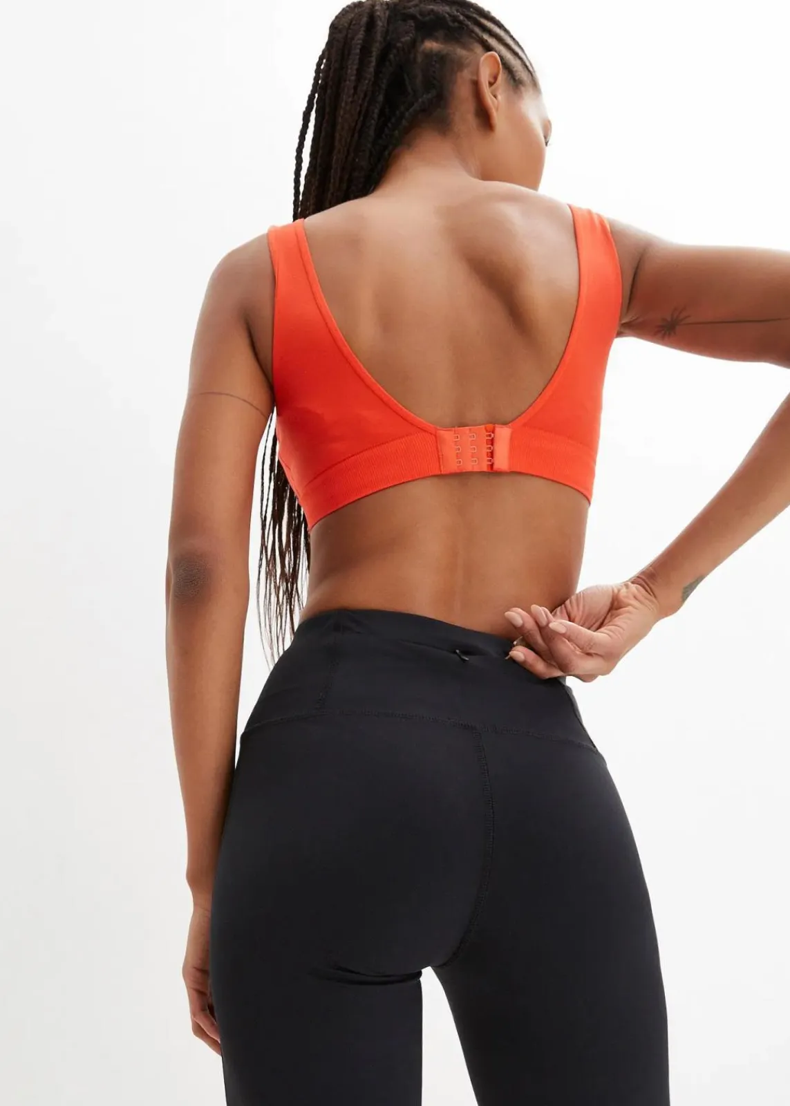 bonprix Bekleidung·Sweat|Bekleidung·Kleider^Shaping Sport-Hose mit Tasche, ausgestellt schwarz