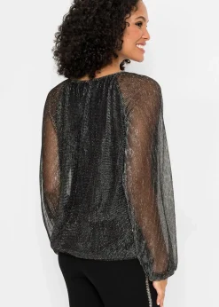 bonprix Shirts & Tops^Shirt schwarz/silber