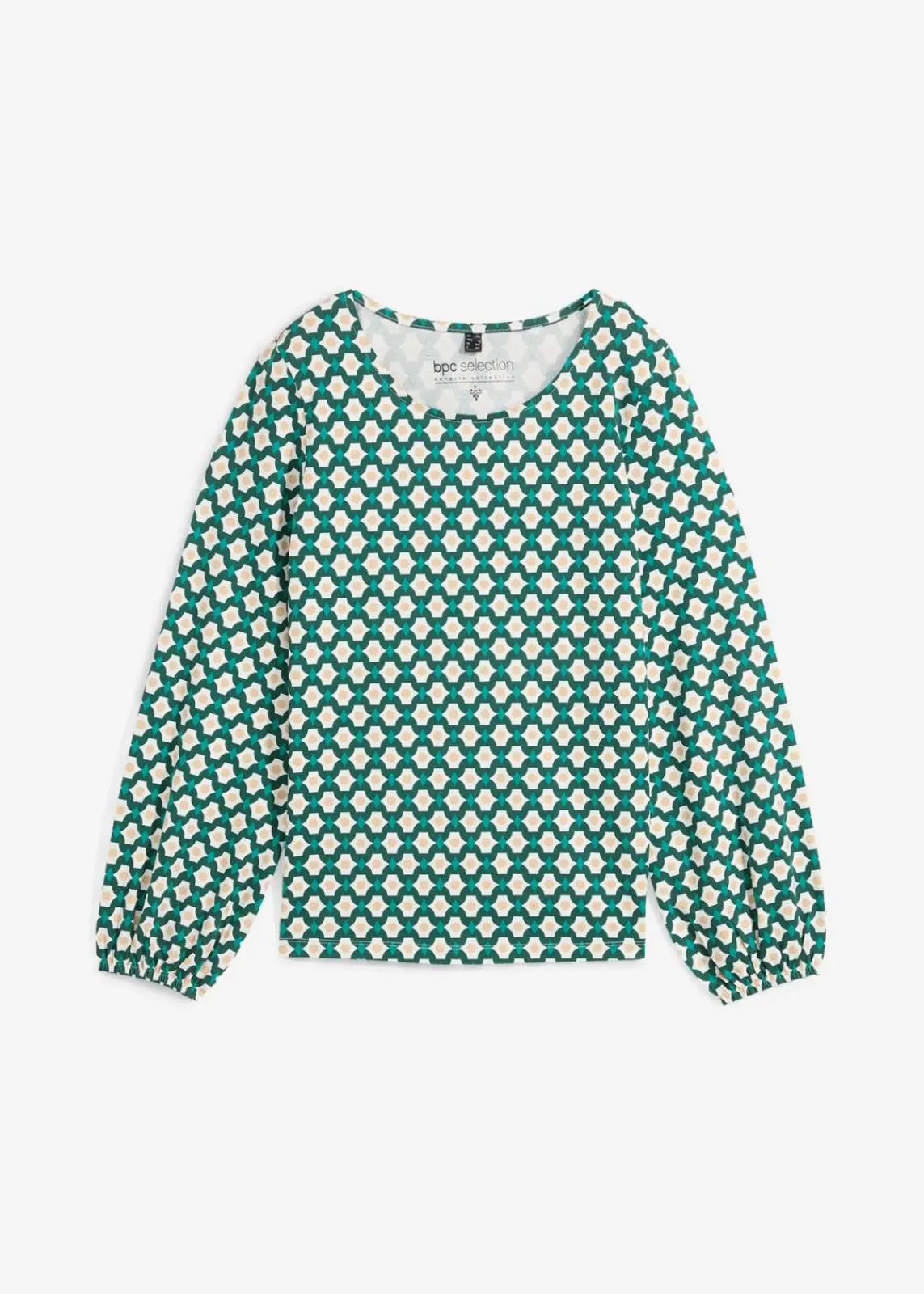 bonprix Shirts & Tops^Shirt waldgrün/smaragd bedruckt