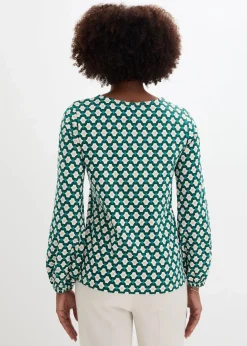 bonprix Shirts & Tops^Shirt waldgrün/smaragd bedruckt