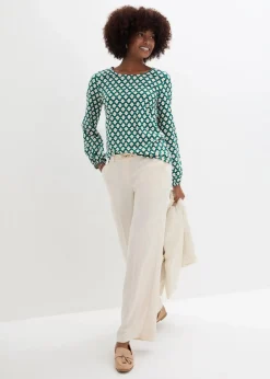 bonprix Shirts & Tops^Shirt waldgrün/smaragd bedruckt