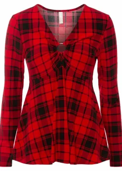 bonprix Shirts & Tops^Shirt rot/schwarz kariert