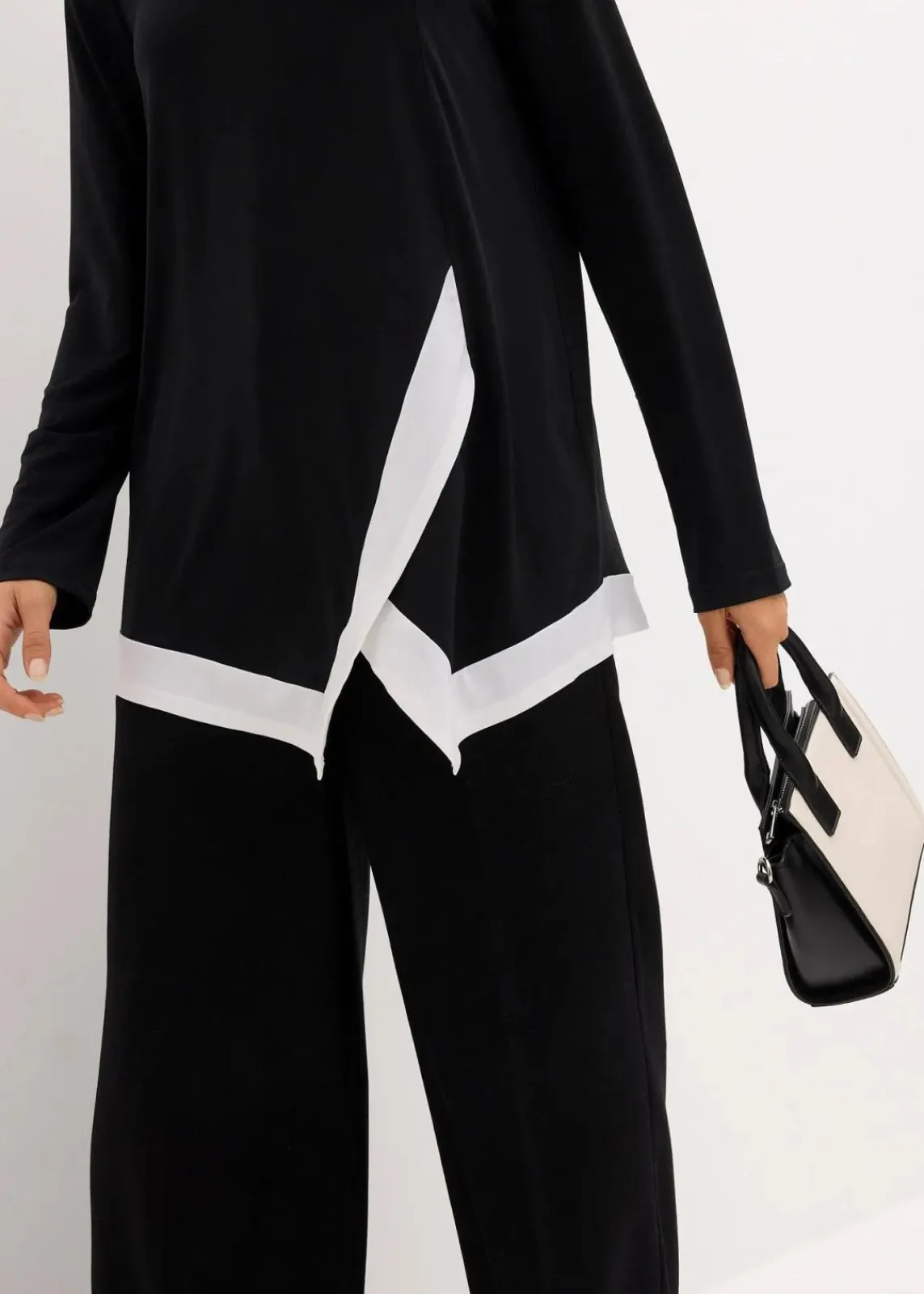 bonprix Shirts & Tops^Shirt schwarz/weiß