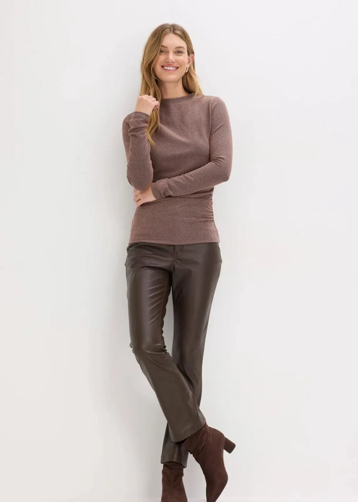 bonprix Shirts & Tops^Shirt braun/rosévergoldet