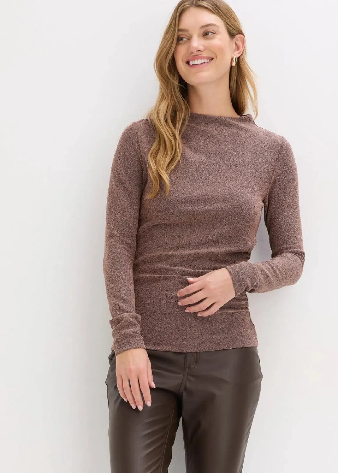bonprix Shirts & Tops^Shirt braun/rosévergoldet