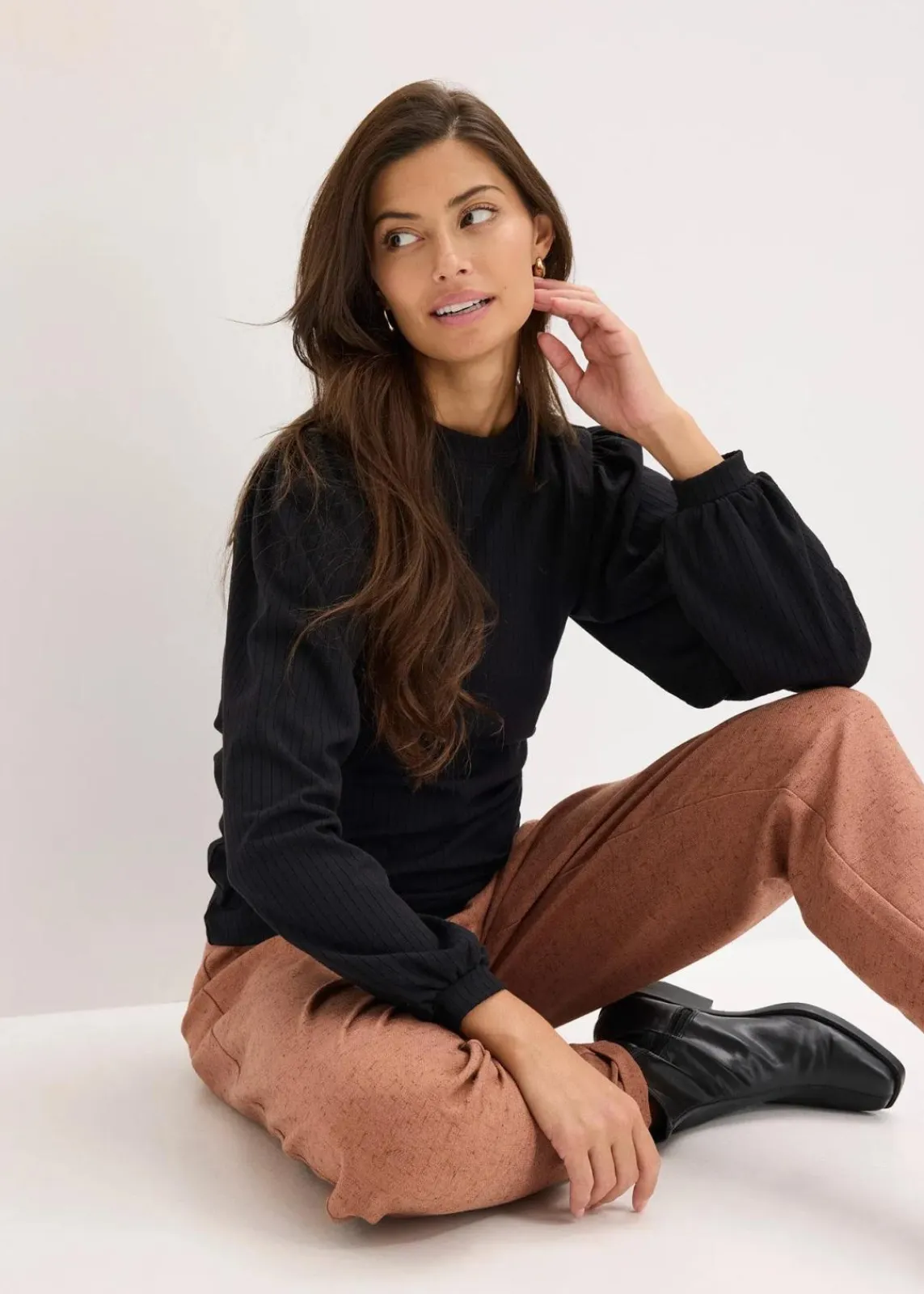 bonprix Shirts & Tops^Shirt schwarz