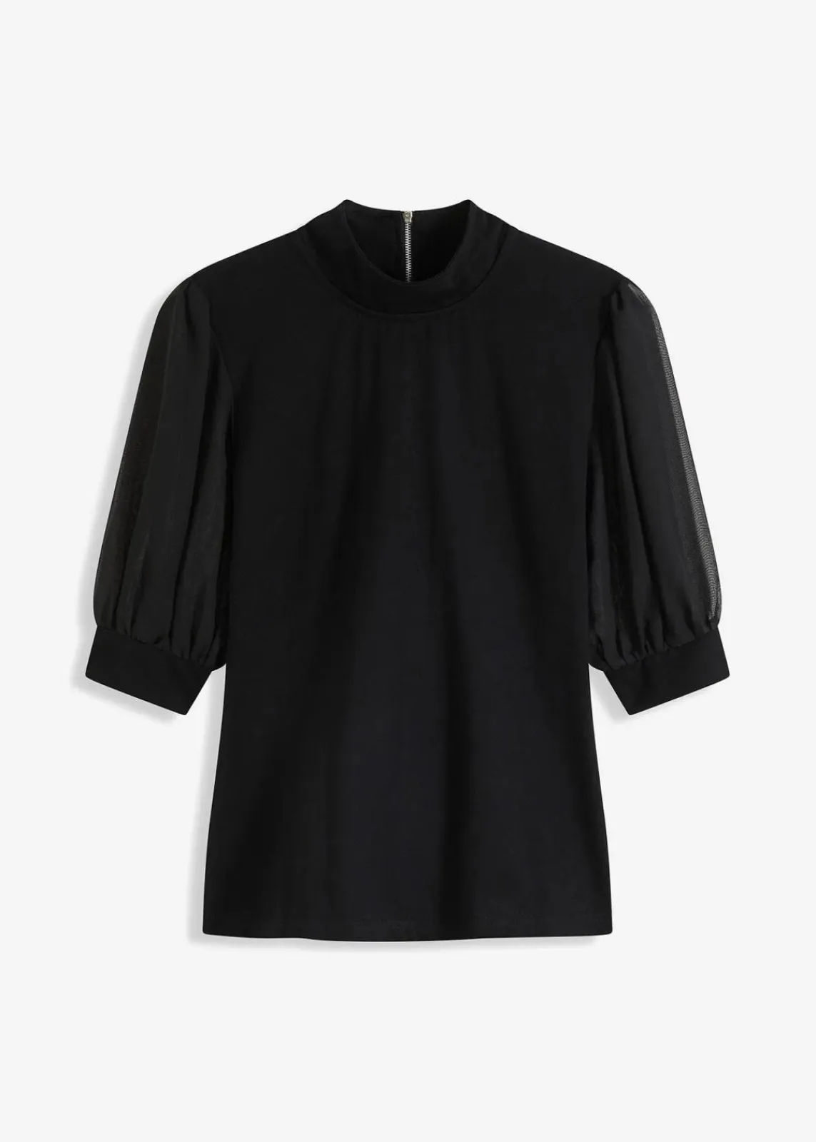 bonprix Shirts & Tops^Shirt aus Baumwolle schwarz