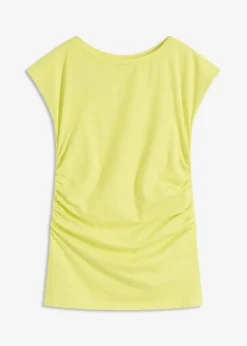 bonprix Shirts & Tops^Shirt aus Baumwolle mit Stretch zitrusgelb