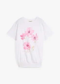bonprix Shirts & Tops^Shirt aus Bio-Baumwolle weiß bedruckt
