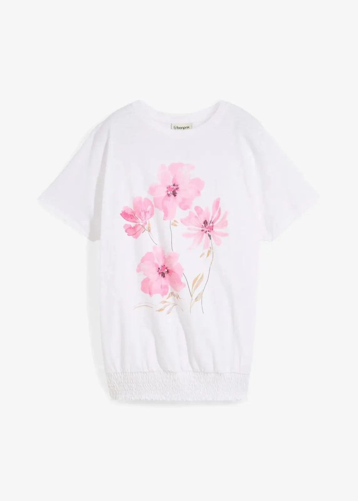 bonprix Shirts & Tops^Shirt aus Bio-Baumwolle weiß bedruckt