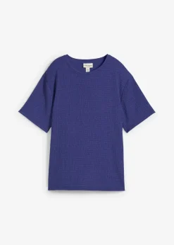 bonprix Zweiteiler & Sets|Shirts & Tops^Shirt aus Borkencrepe dunkelpazifik
