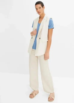 bonprix Shirts & Tops|Nachhaltigere Materialien^Shirt aus fließendem Viskose-Mix matt blau