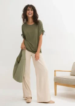 bonprix Shirts & Tops^Shirt aus fließender Viskose oliv