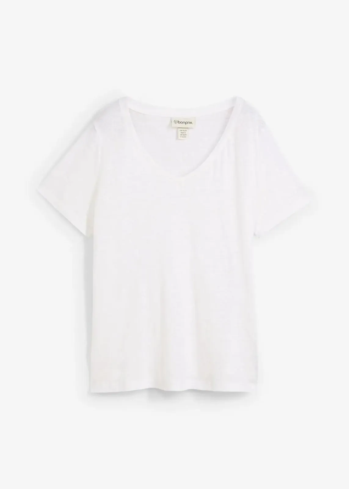 bonprix Shirts & Tops|Premium^Shirt aus reinem Leinen weiß