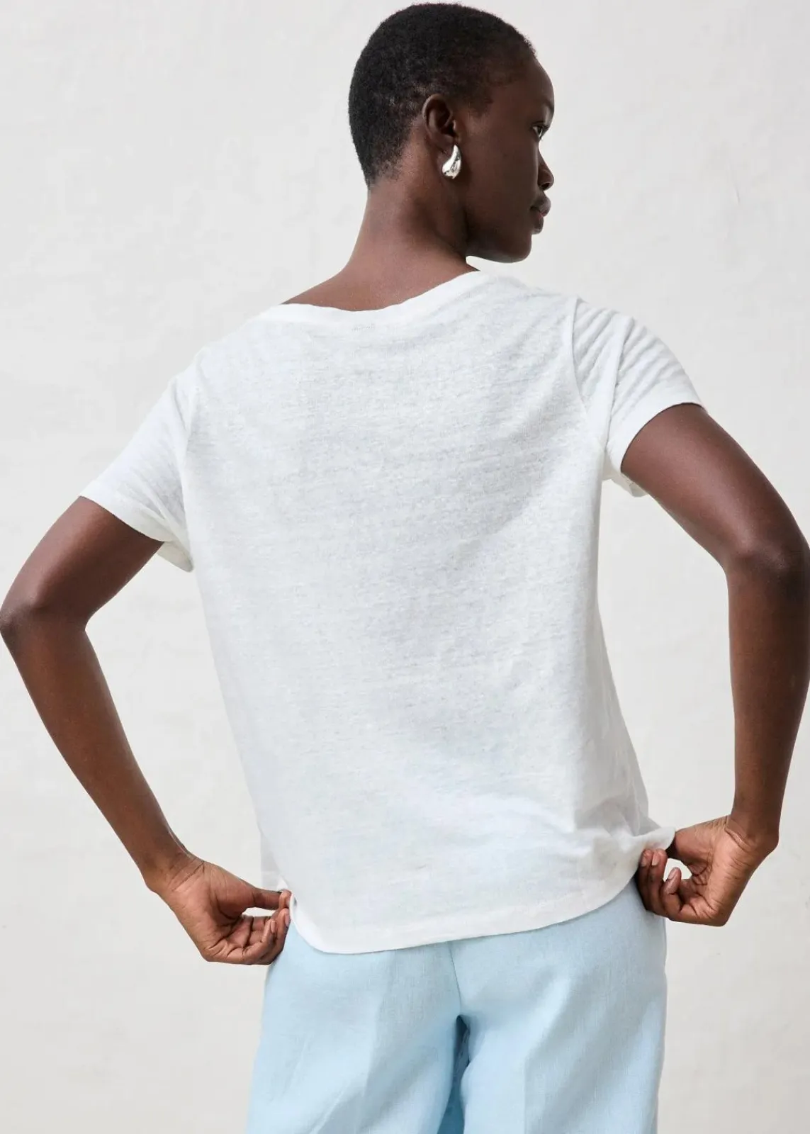 bonprix Shirts & Tops|Premium^Shirt aus reinem Leinen weiß