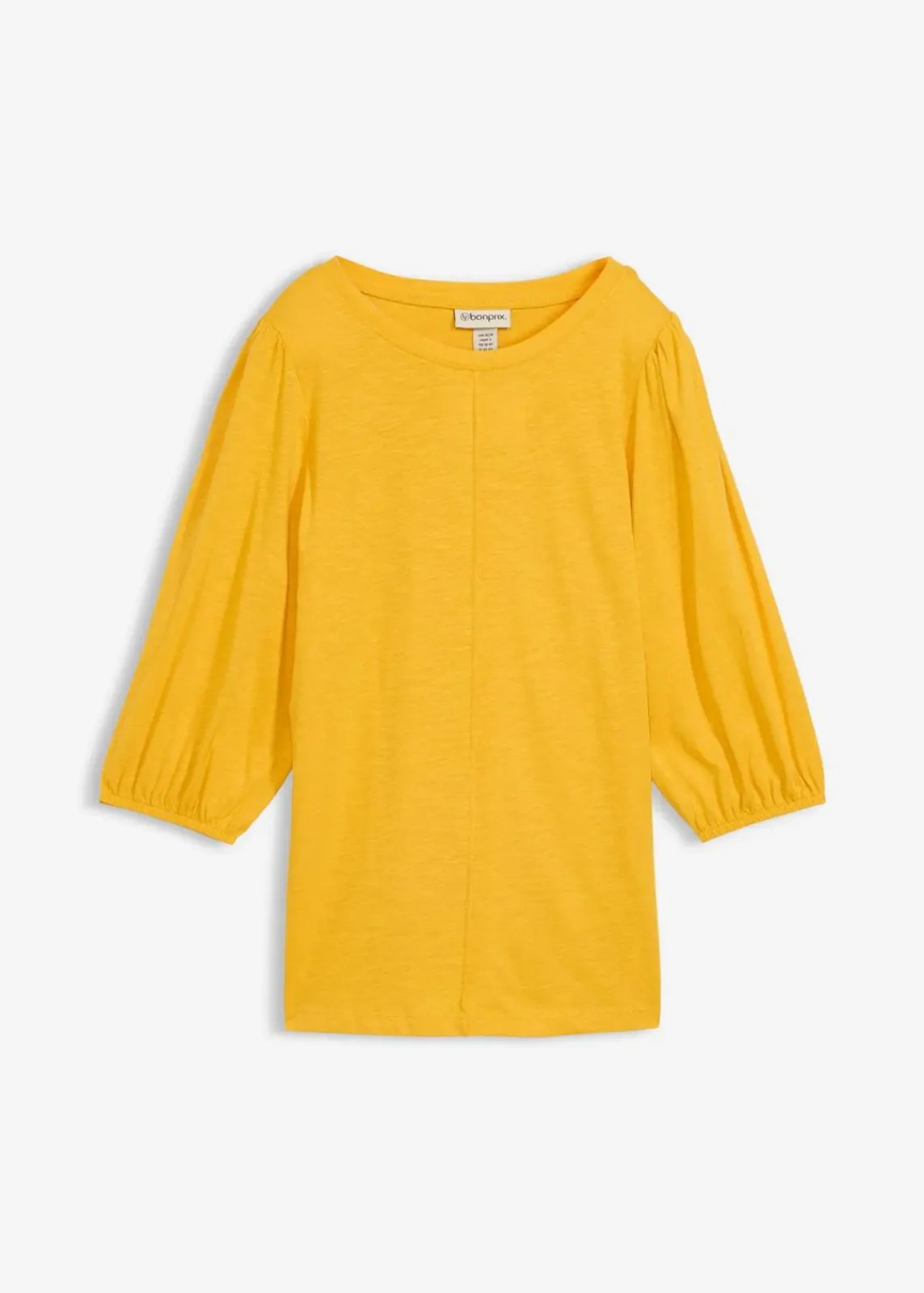 bonprix Nachhaltigere Materialien|Shirts & Tops^Shirt aus reiner Baumwolle safrangelb