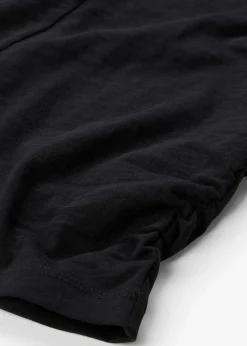 bonprix Shirts & Tops^Shirt aus reiner Baumwolle schwarz