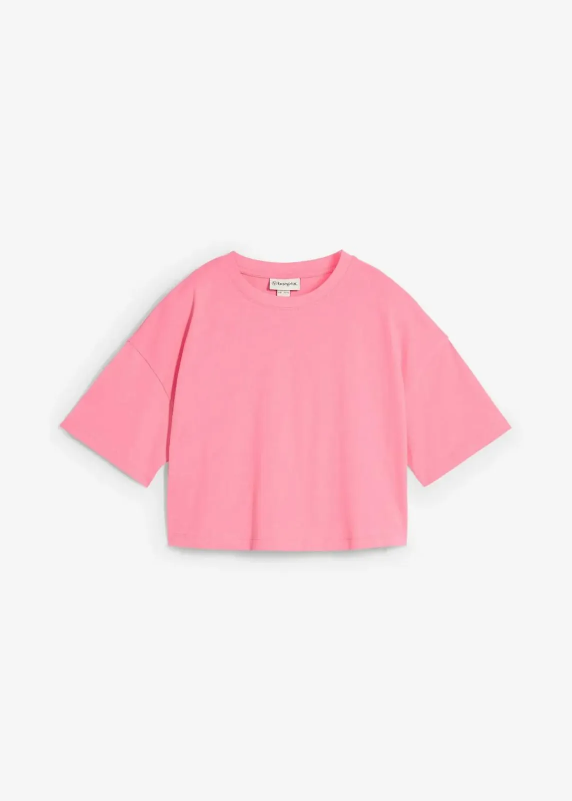 bonprix Shirts & Tops|Nachhaltigere Materialien^Shirt aus reiner Bio-Baumwolle knallrosa