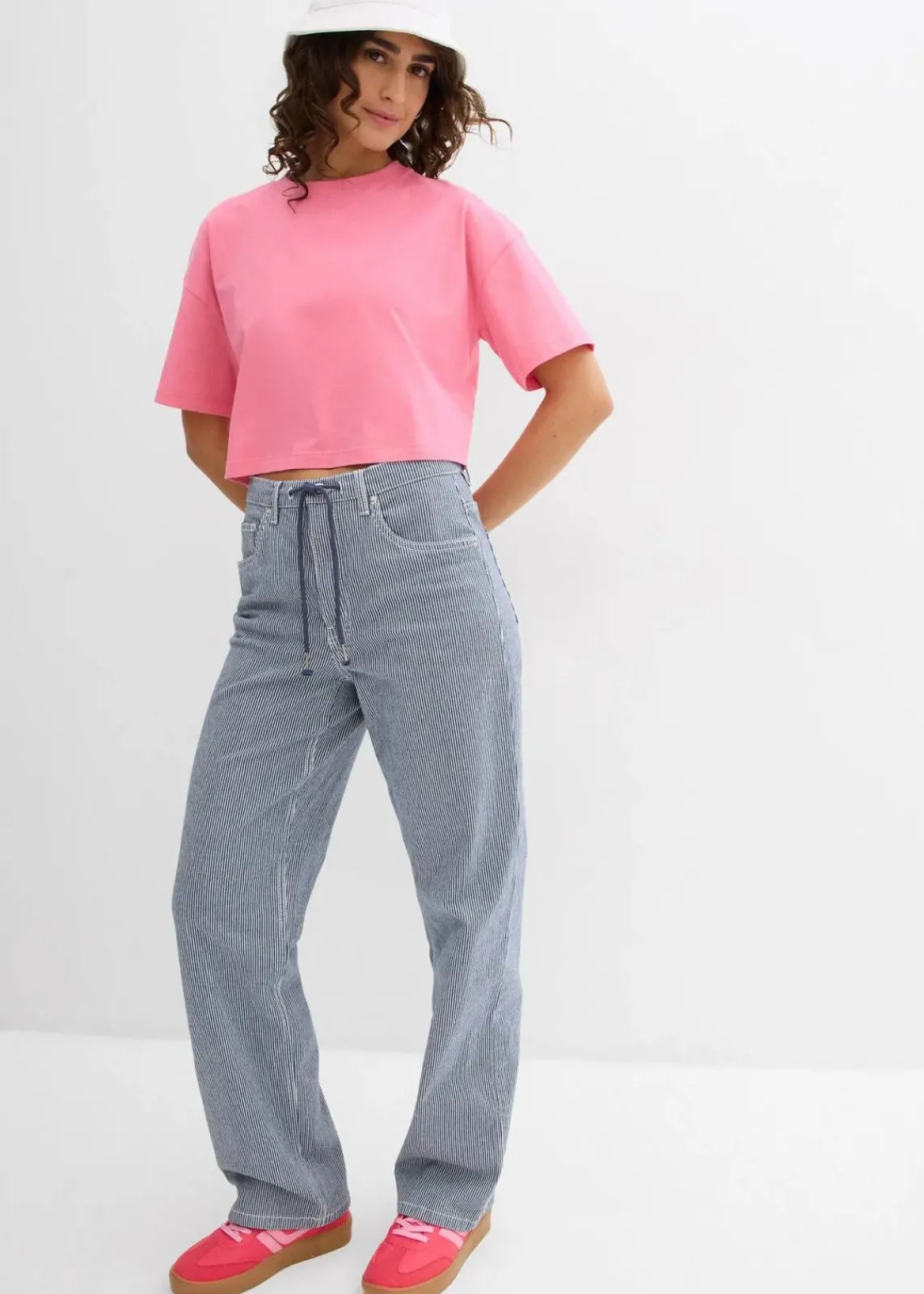 bonprix Shirts & Tops|Nachhaltigere Materialien^Shirt aus reiner Bio-Baumwolle knallrosa