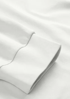 bonprix Shirts & Tops|Nachhaltigere Materialien^Shirt aus reiner Bio-Baumwolle wollweiß