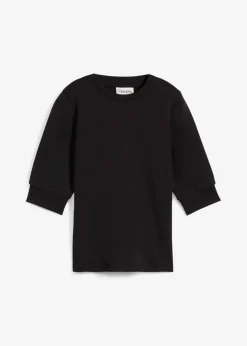 bonprix Nachhaltigere Materialien|Shirts & Tops^Shirt aus reiner Bio-Baumwolle schwarz