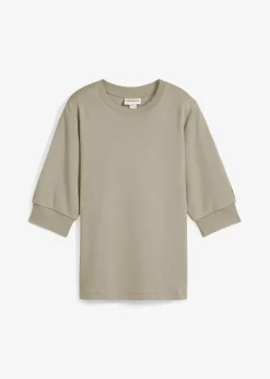 bonprix Shirts & Tops|Nachhaltigere Materialien^Shirt aus reiner Bio-Baumwolle rauchkhaki