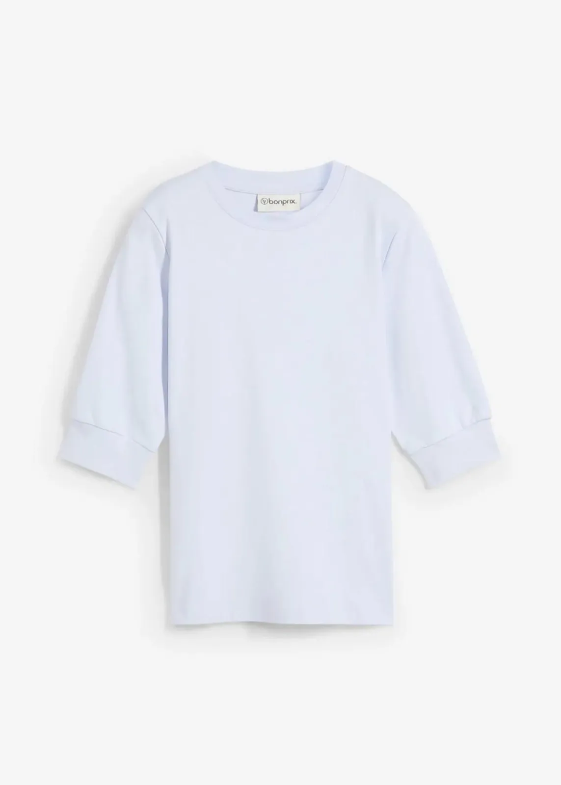bonprix Shirts & Tops|Nachhaltigere Materialien^Shirt aus reiner Bio-Baumwolle zartblau