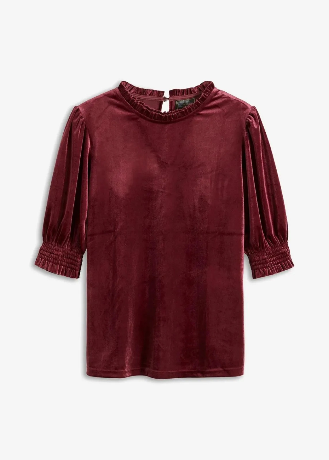 bonprix Shirts & Tops^Shirt aus softem Samt ahornrot