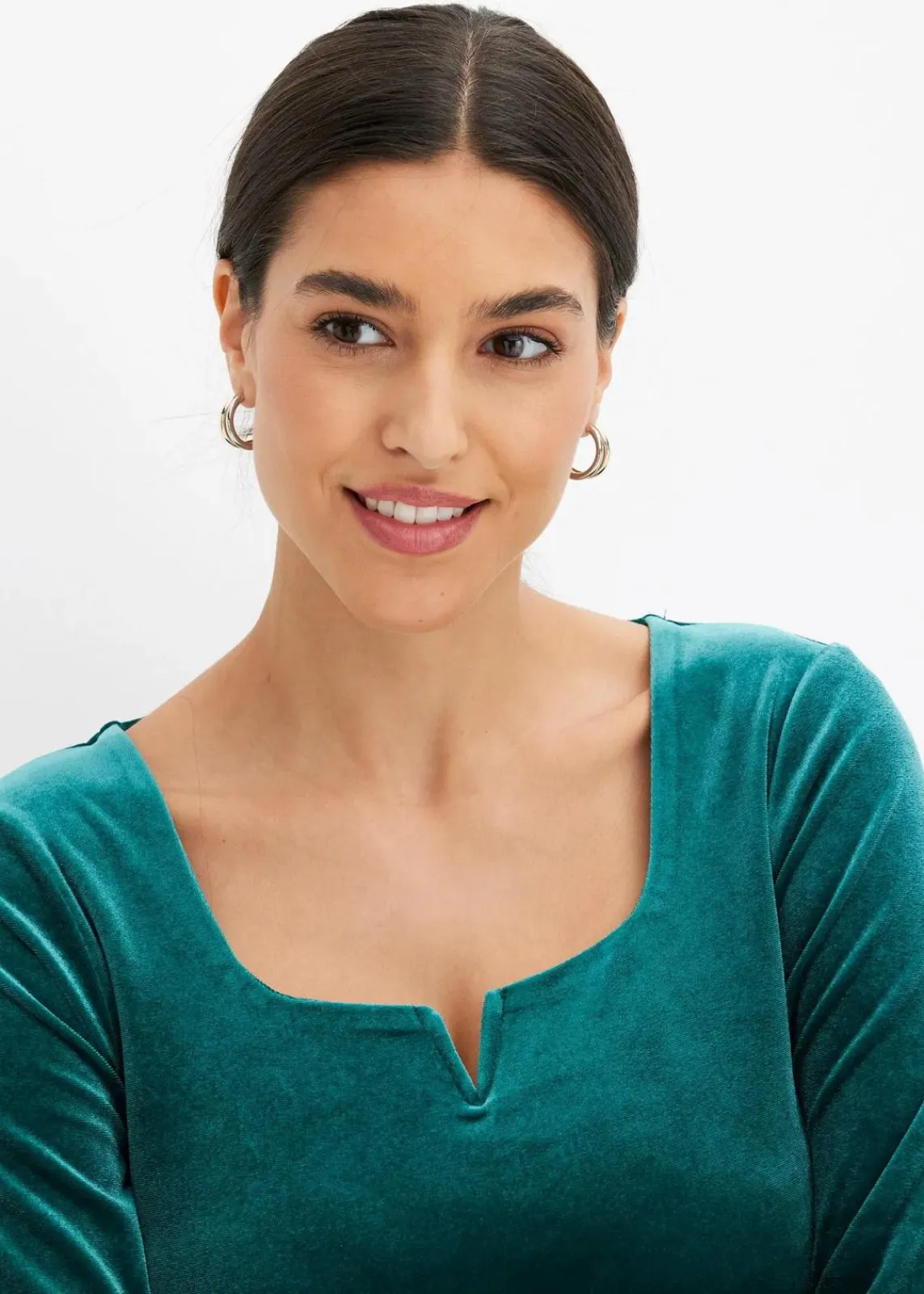 bonprix Shirts & Tops^Shirt aus softem Samt brillantgrün
