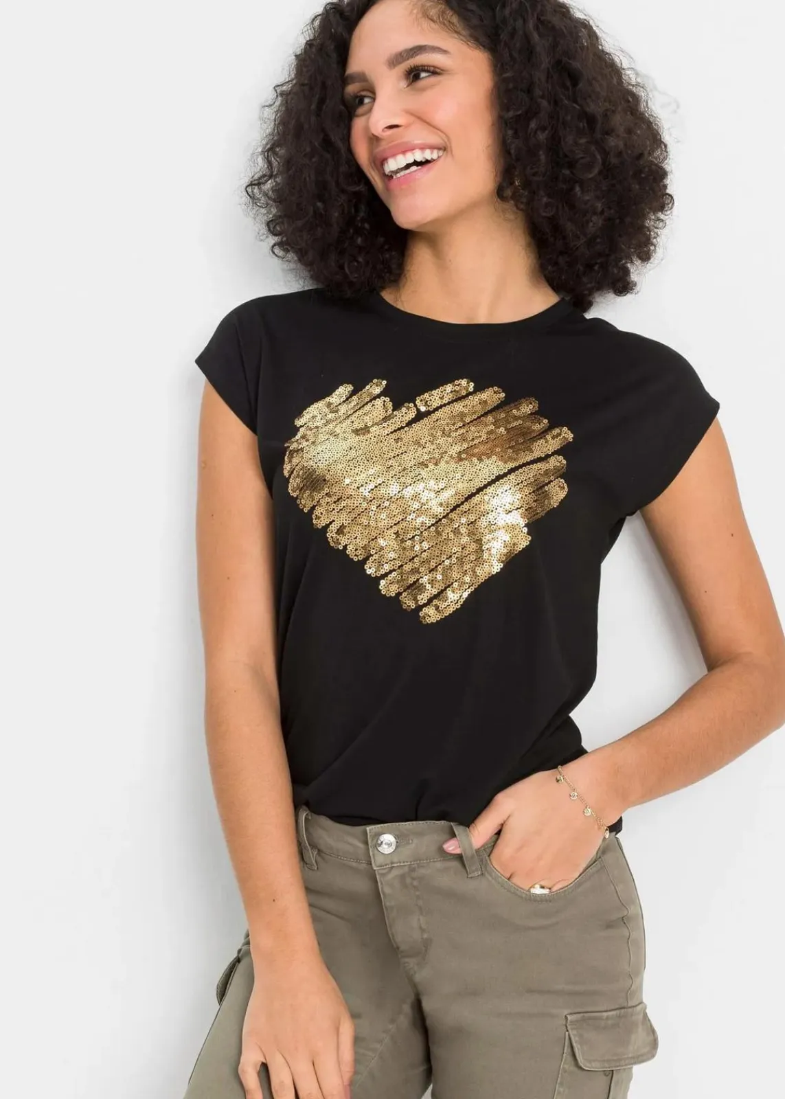 bonprix Shirts & Tops^Shirt aus softem Viskose-Mix schwarz